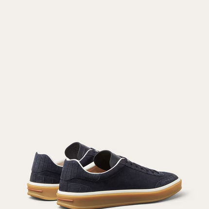 Men's Loro Piana Tennis Walk Blue Navy Sneakers