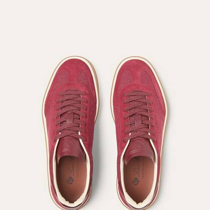 Men's Loro Piana Tennis Walk Fire Sneakers