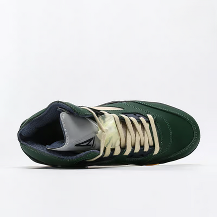 Men's A Ma Maniere x Air Jordan 5 Dark Green Shoes