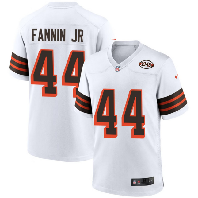 Harold Fannin Jr. Cleveland Browns 1946 Collection Alternate Jersey - White