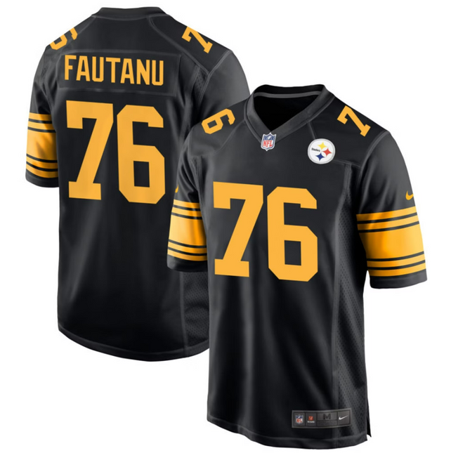 Troy Fautanu Pittsburgh Steelers 2026 Alternate Game Jersey - Black