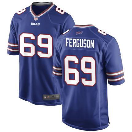 Reid Ferguson Buffalo Bills 2026 Game Jersey - Royal