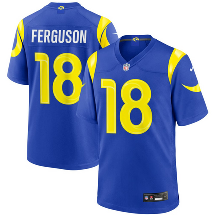 Terrance Ferguson Los Angeles Rams 2026 Game Jersey - Royal