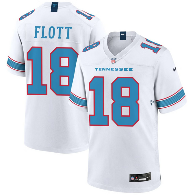 Cordale Flott Tennessee Titans 2026 Game Jersey - White