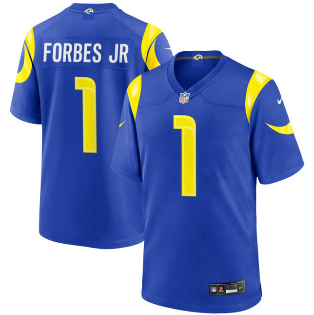 Emmanuel Forbes Los Angeles Rams 2026 Game Jersey - Royal