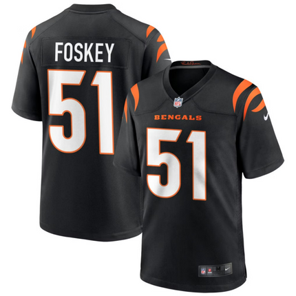 Isaiah Foskey Cincinnati Bengals 2026 Game Jersey - Black