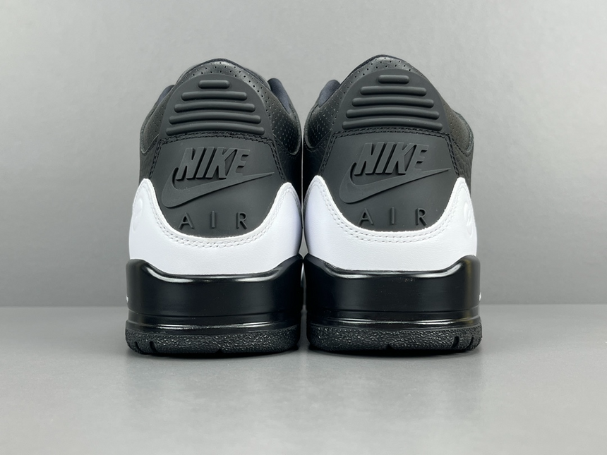 Men's Fragment Design x Air Jordan 3 Black White  Shoes