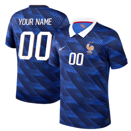 Custom Name France National Team 2026 Home Jersey - Blue
