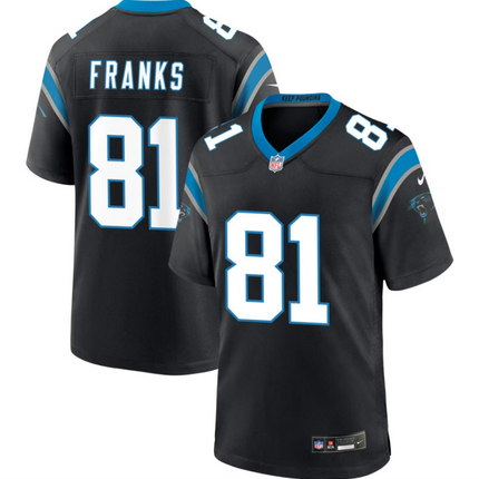 Feleipe Franks Carolina Panthers 2026 Game Jersey - Black