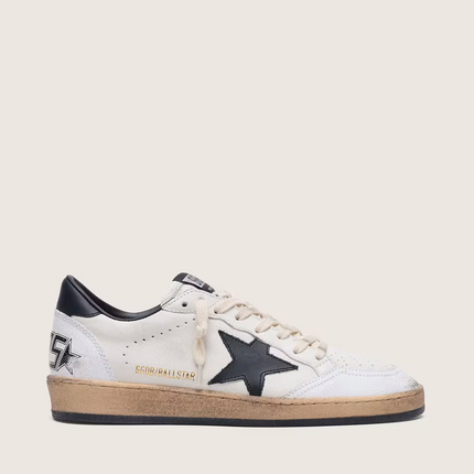 Men's Golden Goose Ball Star Black Sneakers