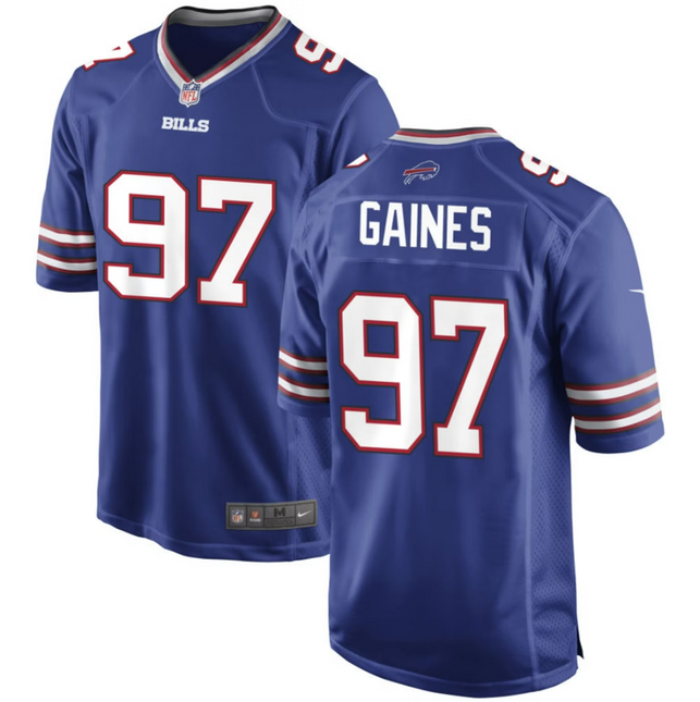 Greg Gaines Buffalo Bills 2026 Game Jersey - Royal