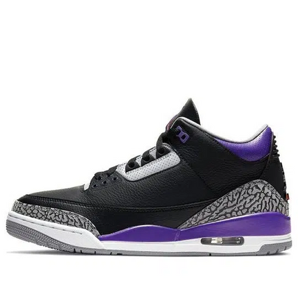 Men's Nike Air Jordan 3 Court Purple Shoes
