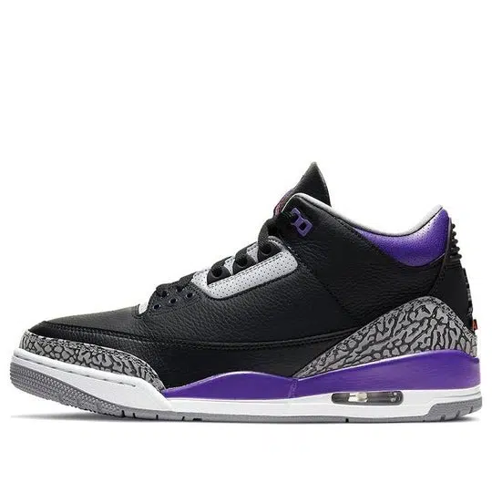 Men's Nike Air Jordan 3 Court Purple Shoes