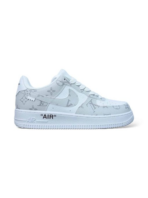 Men's Nike Air Force 1 Low Vuitton White Black Shoes