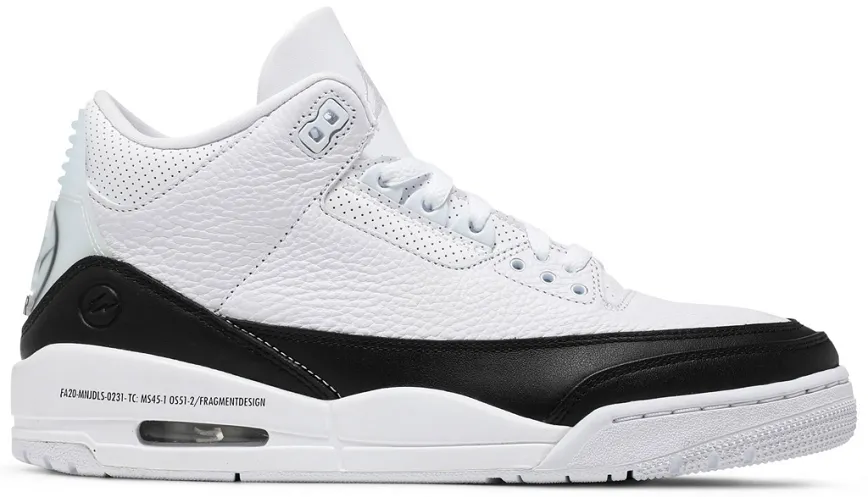 Men's Nike Air Jordan 3 White Shoes