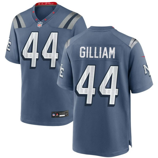 Reggie Gilliam New England Patriots 2026 Rivalries Collection Game Jersey - Blue