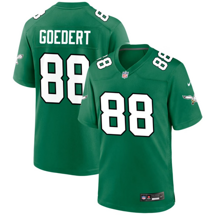 Dallas Goedert Philadelphia Eagles 2026 Alternate Game Jersey - Kelly Green