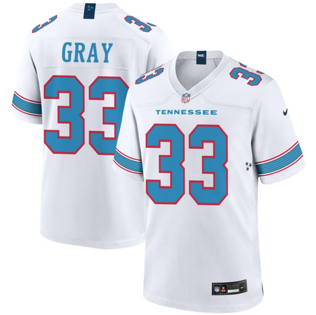 Cedric Gray Tennessee Titans 2026 Game Jersey - White