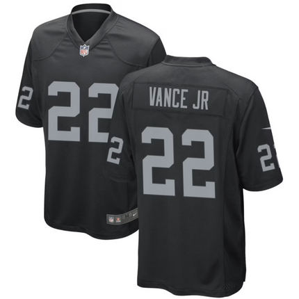 Greedy Vance Jr. Las Vegas Raiders 2026 Game Jersey - Black