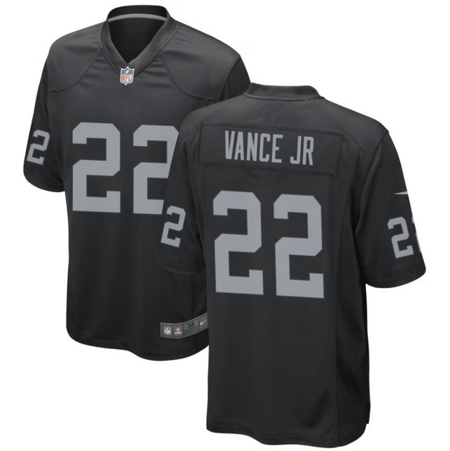 Greedy Vance Jr. Las Vegas Raiders 2026 Game Jersey - Black