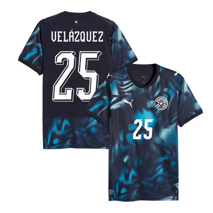 Gustavo Velazquez Paraguay National Team 2026 Away Jersey – Navy