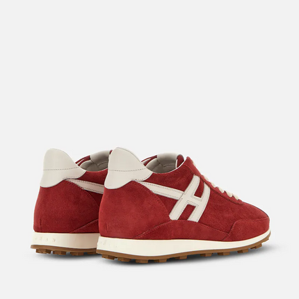 Men's Hogan 86er Suede Red Sneakers