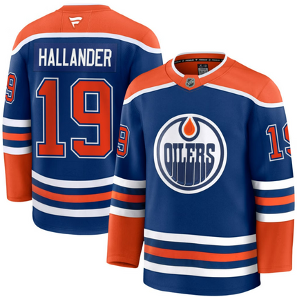 Filip Hallander Edmonton Oilers 2026 Home Premium Jersey - Royal