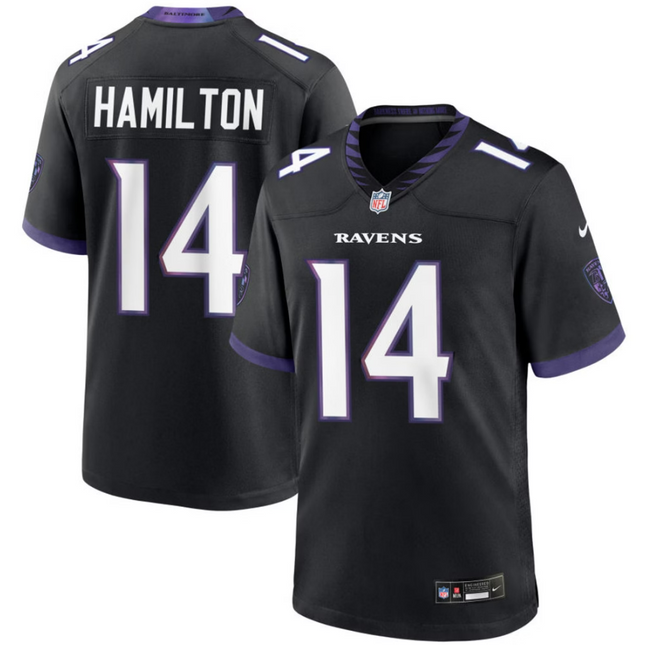 Kyle Hamilton Baltimore Ravens 2026 Alternate Game Jersey - Black