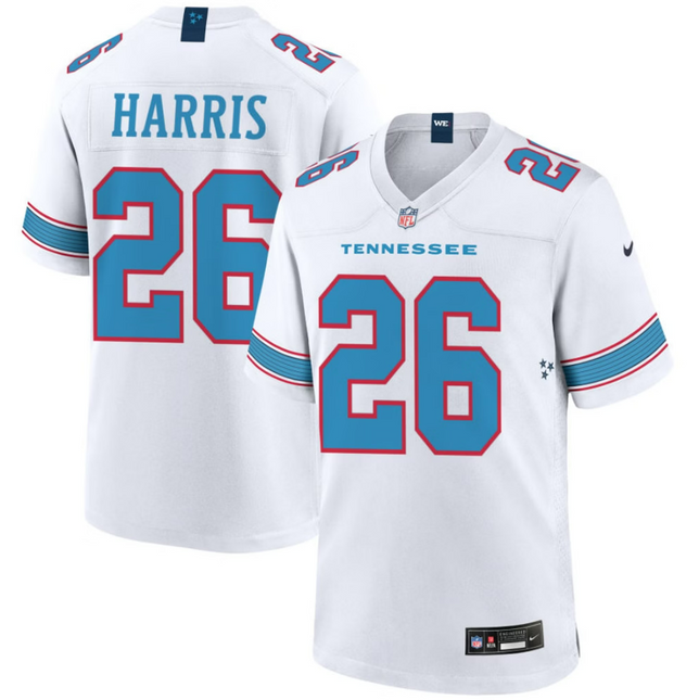 Marcus Harris Tennessee Titans 2026 Game Jersey - White