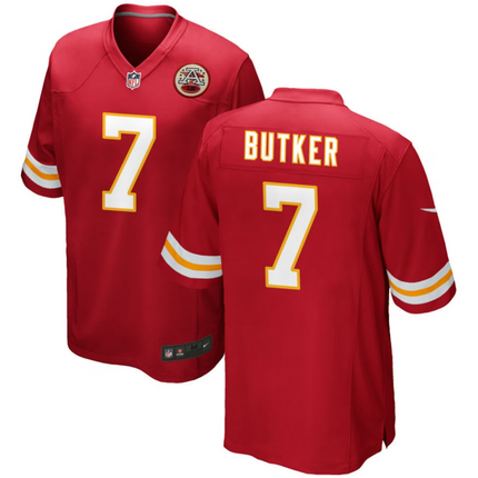 Harrison Butker Kansas City Chiefs 2026 Game Jersey - Red
