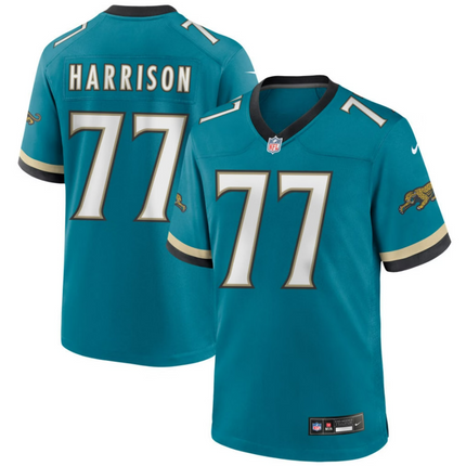 Anton Harrison Jacksonville Jaguars 2026 Throwback Game Jersey - Teal Prowler