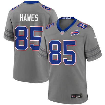 Jackson Hawes Buffalo Bills 2026 City Game Jersey - Gray Nickel