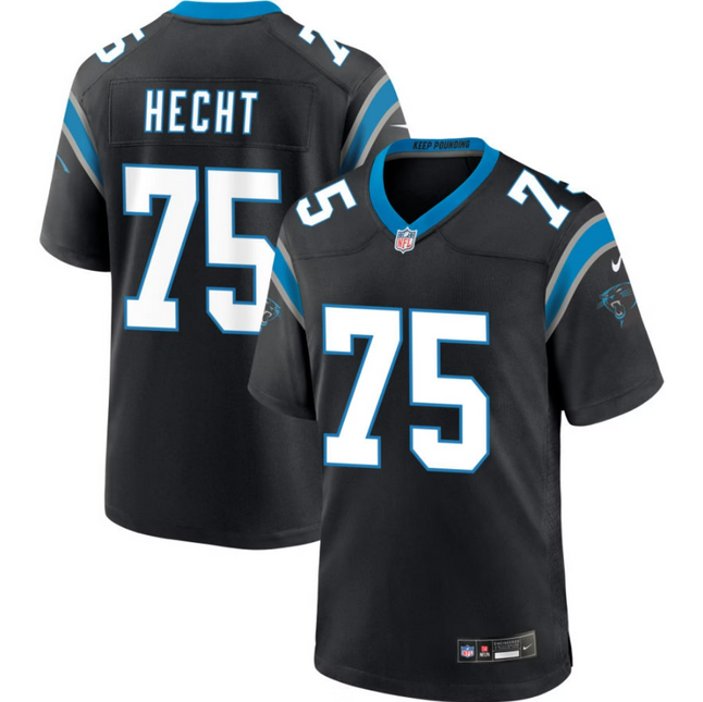 Sam Hecht Carolina Panthers 2026 Game Jersey - Black