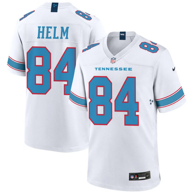 Gunnar Helm Tennessee Titans 2026 Game Jersey - White