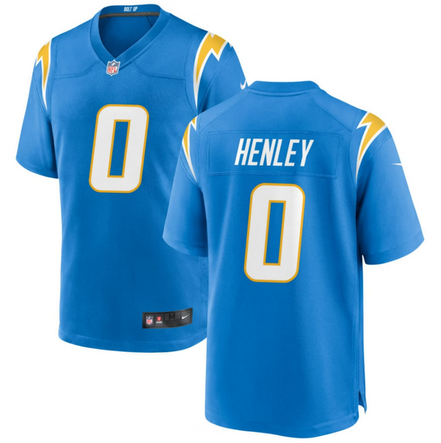 Daiyan Henley Los Angeles Chargers 2026 Game Jersey - Powder Blue