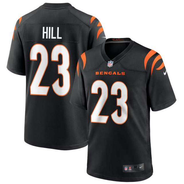 Daxton Hill Cincinnati Bengals 2026 Game Jersey - Black