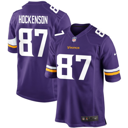 T.J. Hockenson Minnesota Vikings 2026 Game Jersey - Purple