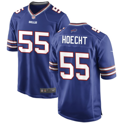 Michael Hoecht Buffalo Bills 2026 Game Jersey - Royal