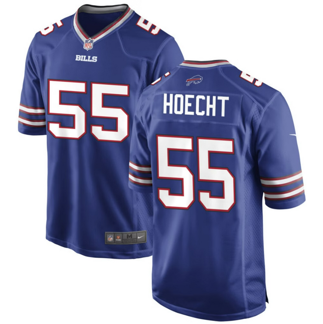 Michael Hoecht Buffalo Bills 2026 Game Jersey - Royal
