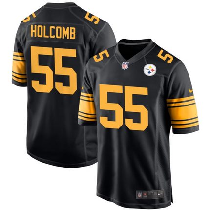 Cole Holcomb Pittsburgh Steelers 2026 Alternate Game Jersey - Black