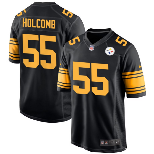 Cole Holcomb Pittsburgh Steelers 2026 Alternate Game Jersey - Black