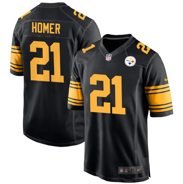 Derrick Harmon Pittsburgh Steelers 2026 Alternate Game Jersey - Black