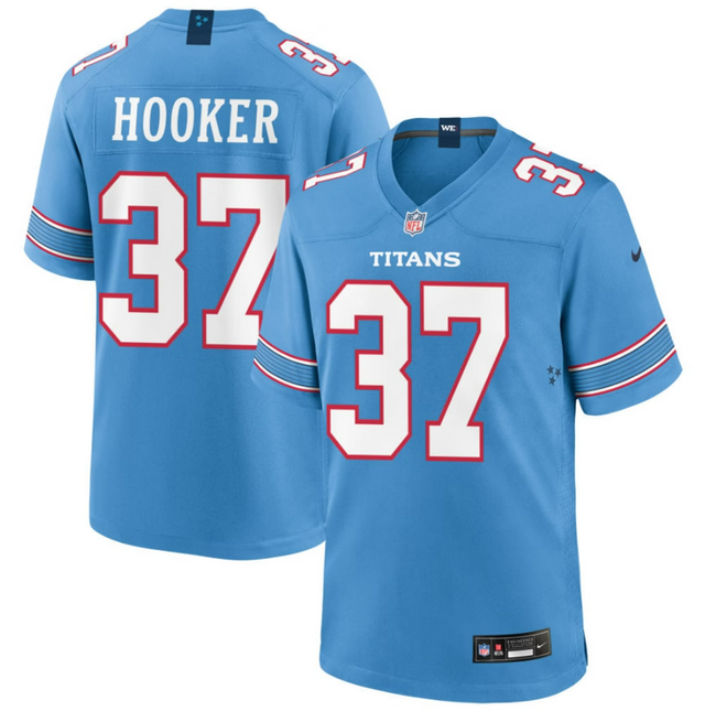 Amani Hooker Tennessee Titans 2026 Game Jersey - Light Blue