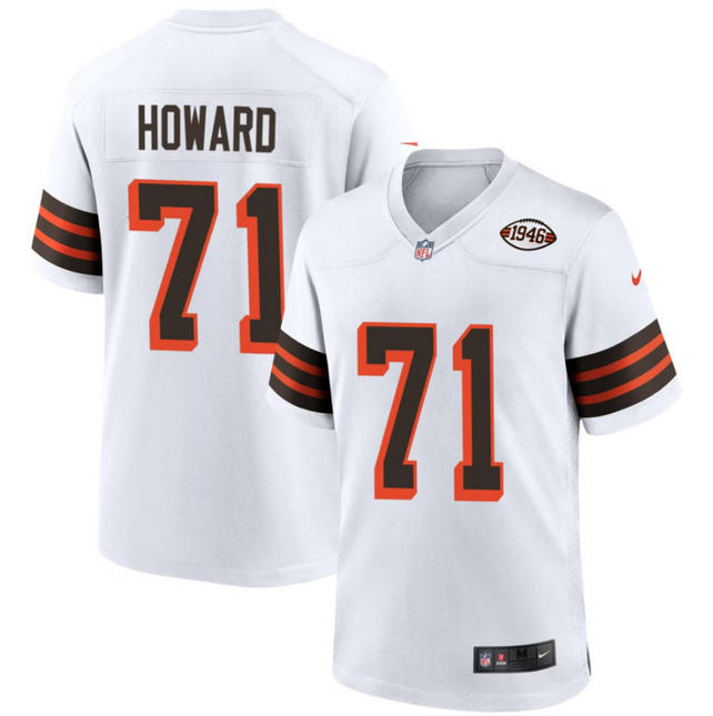 Tytus Howard Cleveland Browns 1946 Collection Alternate Jersey - White