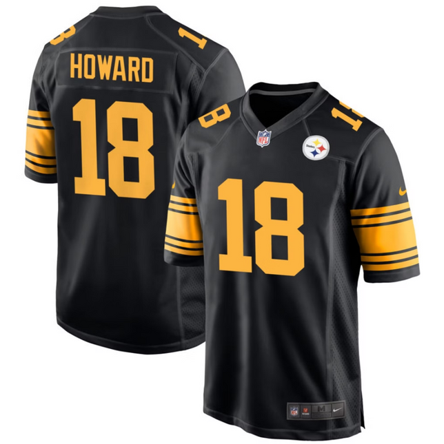 Will Howard Pittsburgh Steelers 2026 Alternate Game Jersey - Black