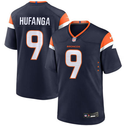 Talanoa Hufanga Denver Broncos 2026 Alternate Mile High Collection Game Jersey - Navy