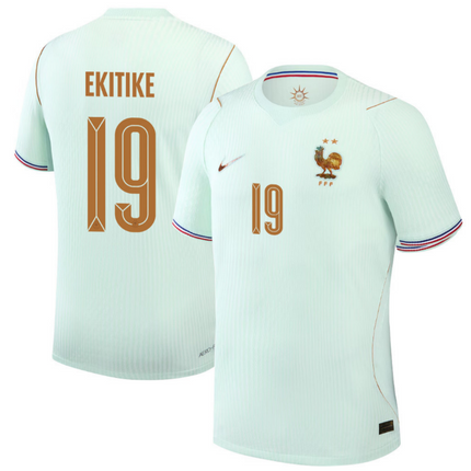 Hugo Ekitike France National Team 2026 Away Jersey - Green