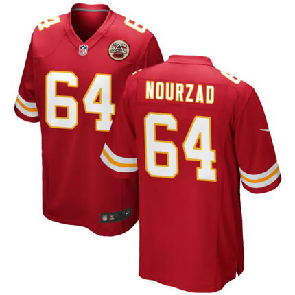Hunter Nourzad Kansas City Chiefs 2026 Game Jersey - Red