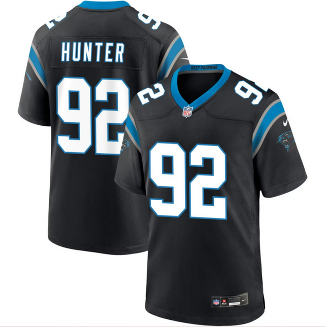 Lee Hunter Carolina Panthers 2026 Game Jersey - Black