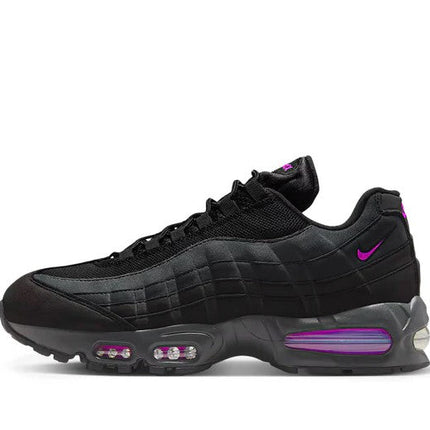 Men's Nike Air Max 95 Black Vivid Purple Shoes
